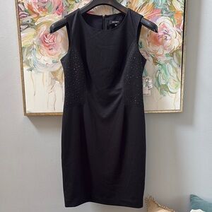 Nine West Black Mini Dress with Studded Detail